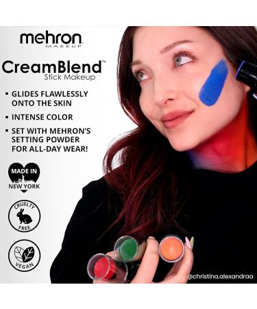 Mehron Camblend Stick - Creamy Face & Body Painting Makeup Yellow 21g | Ideal for Body Art & Primer - Buy Online on GoSupps.com