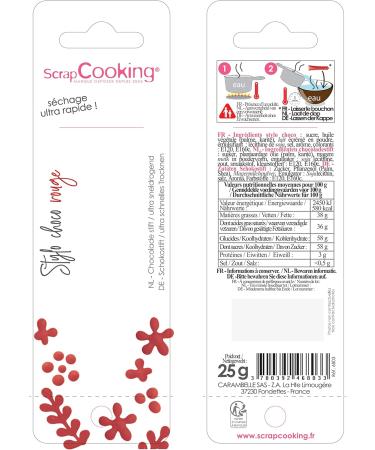 ScrapCooking - Stylo Choco Rouge - Crayon Alimentaire P tisserie 25 g - Stylo D coratif Comestible - crire & Dessiner sur Desserts G teaux & Biscuits No l Anniversaire - 6803 Rouge 25 ml (Lot de 1) - Buy Online on GoSupps.com