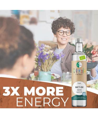GoKeto BIO MCT Oil 500ml Premium MCT Oil C8C10 from BIO Coconut Oil perfect for a Keto Diet ideal Keto Coffee Creamer for Bulletproof Coffee or Keto Shake MCT Oil vegan Low Carb - Buy Online on GoSupps.com