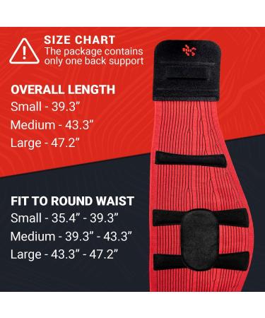 UFlex Athletics Waist Support (Small) - Premium Back Support for Pain Relief & Comfort | International Shipping Available - Buy Online on GoSupps.com