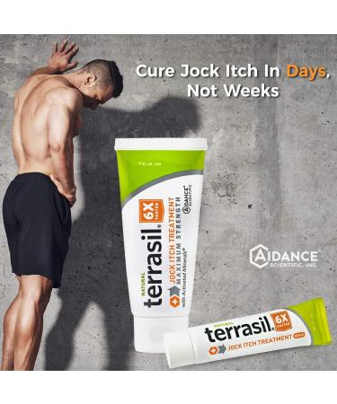 Jock Itch Treatment MAX 50gm Tube & Antifungal Soap Kit | Natural Ointment for Tinea Cruris Relief by Terrasil - Buy Online on GoSupps.com