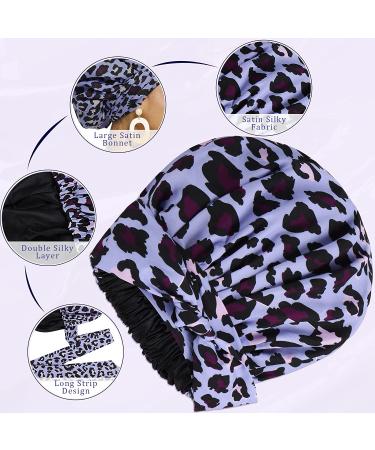 Premium Satin & Silk Bonnets for Curly Hair - Sleep in Style | Blueviolet - Buy Online on GoSupps.com
