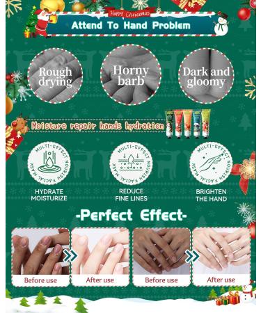 Mini Hand Cream Gift Kit-5Pcs Small Scented Hand Lotion for Dry Cracked Working Hands Natural Fragrance Moisturizing Travel Size Hand Lotion Christmas Gift Set Stocking Stuffers for Girl Women Men 50 g (Pack of 5) - Buy Online on GoSupps.com