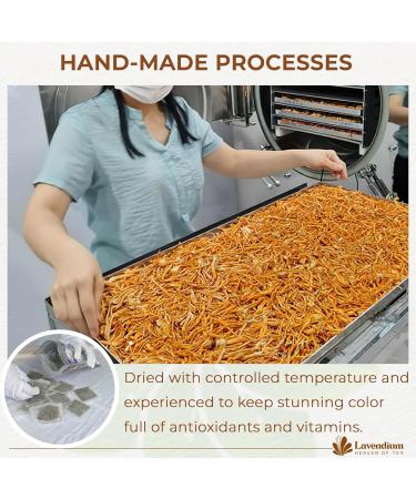 Lavendium Premium 135 Licorice Tea Bags 100% Natural & Pure from Licorice Root Warming and Natural Sweet Licorice Herbal Tea Eco-Conscious Tea Bags No Additives No Caffeine Vegan Licorice 135 Bags - Buy Online on GoSupps.com