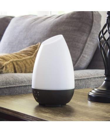 HealthSmart 500ML Essential Oil Diffuser & Cool Mist Humidifier with Timer, Adjustable Mist Mode & 7 LED Light, Aromatherapy for Large Rooms - White - Buy Online on GoSupps.com