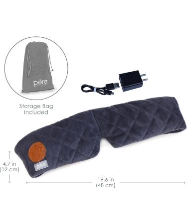 Pure Enrichment Wave Sound Therapy Eye Mask - Rechargeable Bluetooth Speakers, Light Blocking Design, Micromink Fabric, 3 White Noise Sounds - Ideal for Travel - Buy Online on GoSupps.com