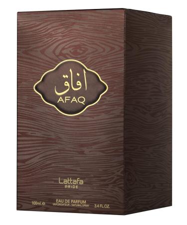 Lattafa Afaq Eau De Parfum Spray for Men 3.4 Ounce 3.4 Fl Oz (Pack of 1) - Buy Online on GoSupps.com