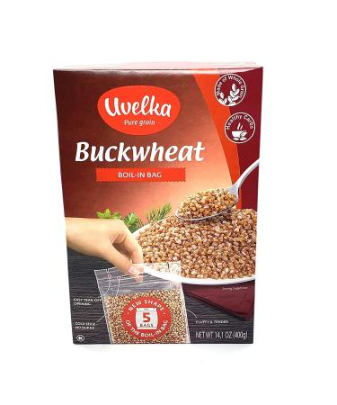Buckwheat "Extra" Quick-Cooking 5 x 80Gr Packets, Uvelka