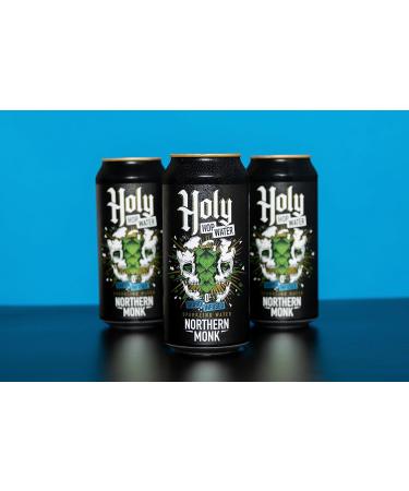 Northern Monk Brew Sabro Sparkling Water Hop Infused Carbonated Water NO Sugar NO Sweeteners NO Caffeine 0.0% Less Than 10 Calories Vegan 12 x 440ml Cans - Buy Online on GoSupps.com