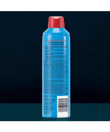 Gold Bond No Mess Talc-Free Foot Powder Spray - 7 oz - Fresh - Buy Online on GoSupps.com