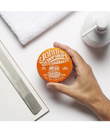 Johnny's Chop Shop Wild Cat Hair Clay | Strong Hold Hair Styling Clay - Buy Online on GoSupps.com