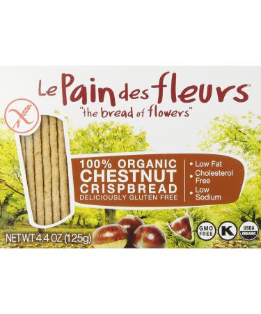 Le Pain des Fleurs Crispbread, Chestnut, 4.4 Ounce