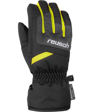 Reusch Kids Bennet R-tex Xt Gloves 5.5 black / black melange / saftey yellow