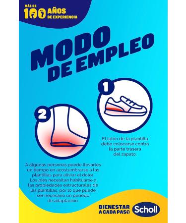 Scholl In-Balance Insoles for Heel & Ankle Pain Relief | Plantar Fasciitis Support | Size 42.5 45 | 1 Pair (2 Pieces) - Buy Online on GoSupps.com