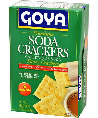 Goya Premium Soda Crackers 8 oz - Crispy & Delicious Snack for Any Occasion - Buy Online on GoSupps.com