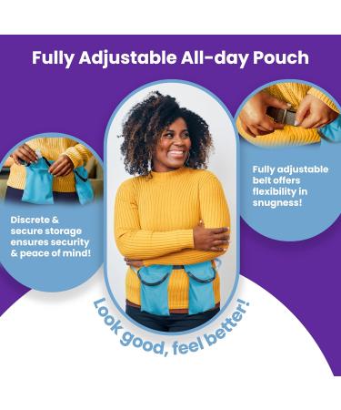 Mastectomy Drain Holder | Adjustable Pouch & Shower Bag Set | Essential Recovery Supplies for Breast Surgery - Cosy Morning - Buy Online on GoSupps.com
