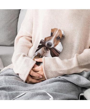 Dog Hot Water Bottle with Plush Cover - Hand Warmer for Adults & Kids | 26.5x15.3cm - International Shipping - Buy Online on GoSupps.com