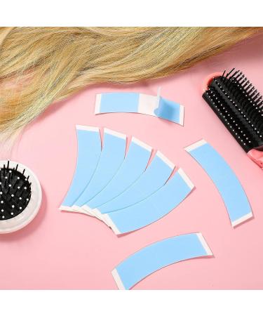 120-Piece Double Sided Lace Front Wig Tape for Waterproof Long & Short Wigs-Easy C-Shaped Adhesive Tape-great for Toupees & Hair Extensions (Blue) - Buy Online on GoSupps.com