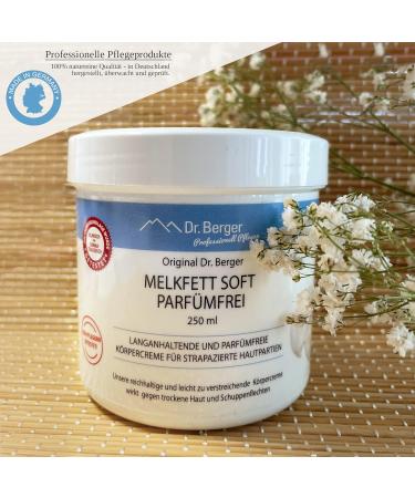 Dr. Berger Perfume-Free Milking Fat | Cream for Dry Skin | Protects & Moisturizes Stressed Skin | Made in Germany - Buy Online on GoSupps.com