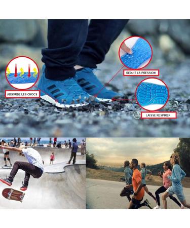 Soldela Orthopedic Insoles Gel | EU Sizes 41-48 | Calcanic Spine Relief & Shock Absorption for Sports Walking Running & Hiking - Buy Online on GoSupps.com