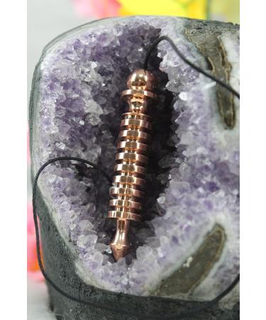 Buy Jet International 9 Plate Ring Copper Plated Metal Isis Pendulum - Healing Chambered Magnetizing Dowsing Tool for Optimal Energy - Buy Online on GoSupps.com