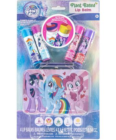My Little Pony 4 Pack Vegan Lip Balm in Collectible Tin Case for Girls 3 - Buy Online on GoSupps.com