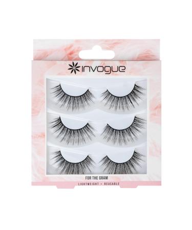 Invogue Vault 3 Multipack Lashes 3 pairs 100 g - Buy Online on GoSupps.com
