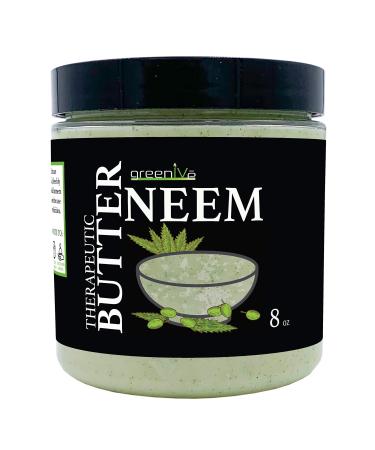 GreenIVe - Neem Butter - Body Butter - All Natural - Soothing - Moisturizing - Exclusively on Amazon (8 Ounce) 8 Ounce (Pack of 1)