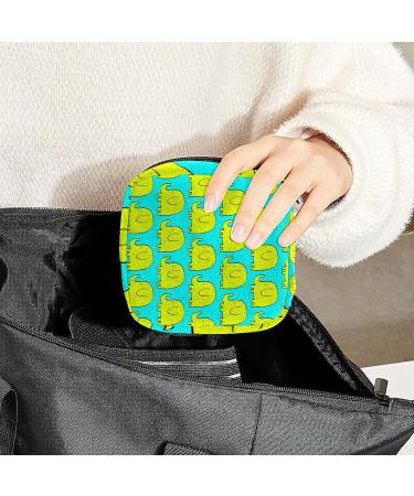 Cartoon Elephant Sanitary Napkin Storage Bag - Period Pouch for Women and Teens - Multi-colored - Buy Online on GoSupps.com
