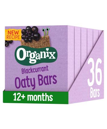 Organix Goodies From 12+ Months Organic Blackcurrant Soft Oaty Bars 6 x 30 g (Pack of 6 Total 36 Bars)