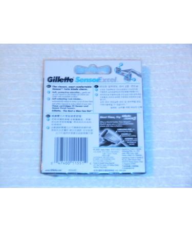 Buy Gillette Sensor Excel Razors - 50 Pieces (5 x 10 Packs) | International Shipping Available - Buy Online on GoSupps.com