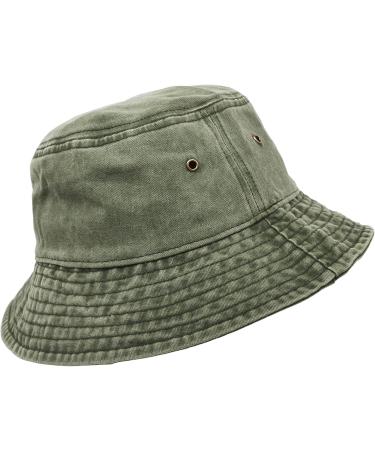 Washed Denim Wide Brim Bucket Hat | Outdoor Sun Cap for Fishing & Hiking - Buy Online on GoSupps.com