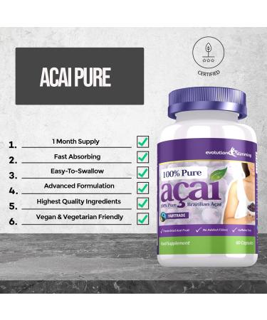 Evolution Slimming 700mg Pure Acai Berry: Boost Your Health Naturally - Buy Online on GoSupps.com