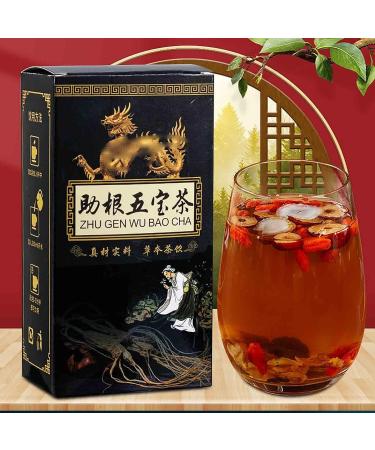 Ginseng Five Treasures Tea Kidney Tea Chinese Kidney Kidney Tea Formula Ginseng Five Treasure Tea Chinese Kidney Care Tea Men's Essentials Five Flacors Kidney Tea (1Box) - Buy Online on GoSupps.com