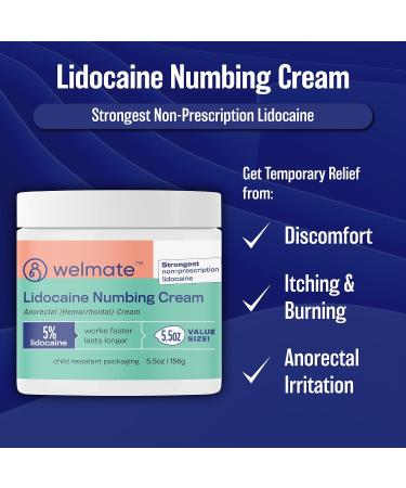WELMATE Recovery Bundle: Sodium Chloride Tablets 300ct + 5% Lidocaine | Numbing Cream 5.5 Oz - Buy Online on GoSupps.com