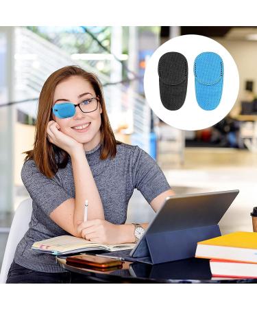TIESOME 12 PCS Eye Patches for Glasses - Reusable Non-Woven Fabric Covers for Adults & Kids | Lazy Eye Amblyopia & Strabismus Treatment - Buy Online on GoSupps.com