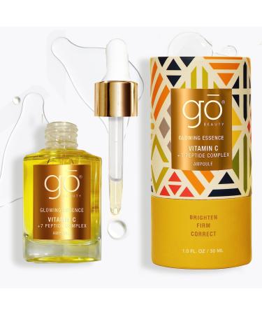 Daily Skin Brightening & Tightening Serum with Vitamin C Niacinamide Vitamin B5 Collagen & + 7 Peptide Complex for Dark Spots Dull & Uneven Skin Tone Glowing Essence 1 fl. Oz