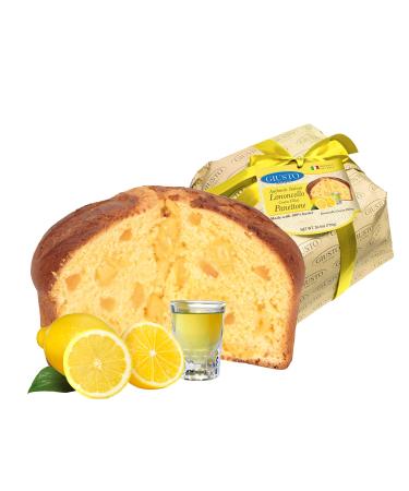 Giusto Sapore Italian Panettone Premium Lemon Limoncello Gourmet Bread 26.4 Ounce - Traditional Dessert - Imported from Italy and Family Owned