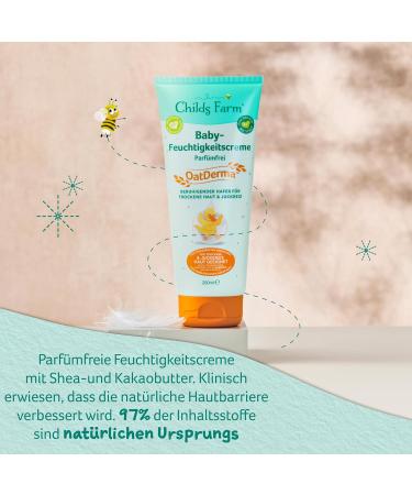 Childs Farm Oatderma Baby Moisturizer 200ml | Perfume-Free Soothing Skin Care for Babies Children & Newborns | Eczema-Prone Skin Relief - Buy Online on GoSupps.com