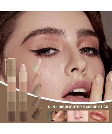  Murman Murman Eyeshadow Stick | Illuminating Face Iridescent Eyeshadow Stick - Cosmetic Face Long Lasting Wear for Outdoor Party Travel Scene Carnival School Appointment - Buy Online on GoSupps.com