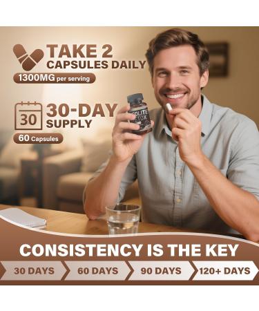 Zeolite Detox Capsules, 1-2 m Clinoptilolite, Organic Activated Charcoal & Bentonite Clay, Multi-Active Formula for Full Body, Gut & Liver Cleanse, Supplement for Men & Women, 60 Capsules 60 Count (Pack of 1) - Buy Online on GoSupps.com