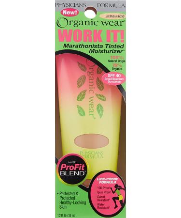 Physicians Formula Organic Wear Tinted Moisturizer SPF 40 Light/Medium - 1.2 oz - Buy Online on GoSupps.com