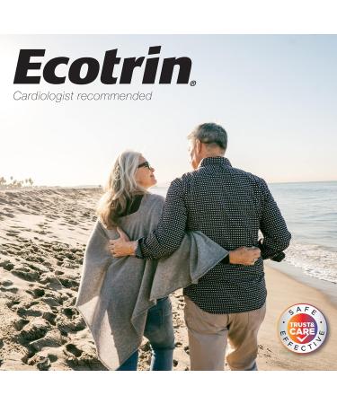 Ecotrin Low Strength Aspirin 81mg 270 Safety Coated Tablets - Cardiologist Recommended (6 pack) - Buy Online on GoSupps.com