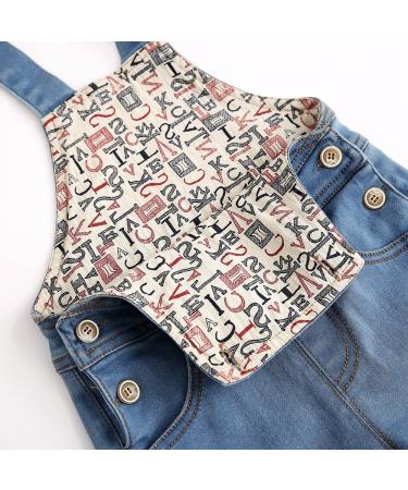 KIDSCOOL SPACE Baby & Little Boys/Girls Water Washed Ripped Soft Denim Overalls 2-3 Years Light Blue-2061 - Buy Online on GoSupps.com