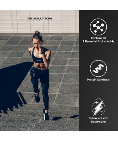 Revolution Nutrition Pure EAA Powder Essential Amino Acid Post Workout Zero Calorie Zero Sugar Gluten Free Enhanced with Electrolytes 5g EAAs 240 g 26 Servings (Grape Slice 0.53 Pound) Grape Slice 26 Servings (Pack of 1) - Buy Online on GoSupps.com