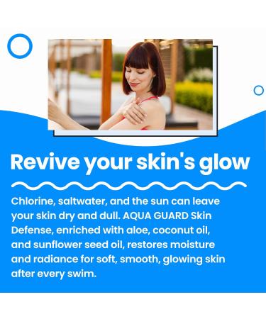 AQUA GUARD Beauty Pre-Swim Skin Defense | Prevents Dry Itchy Skin | Protects from Pool Chemicals | Hydrating Formula | Made in California | Paraben Phthalate & Gluten-Free 3 Fl Oz (Pack of 1) - Buy Online on GoSupps.com