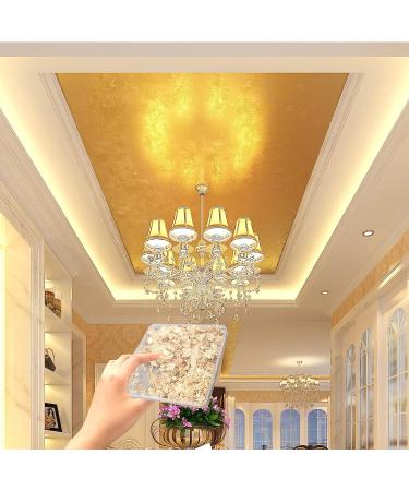 Yuegit 100 Pieces Imitation Gold Leaf Sheets - 5.5X5.5 Inch - Perfect for Craft Gilding and Home Decoration - Buy Online on GoSupps.com