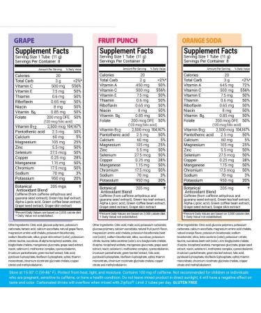Zipfizz Electrolyte Hydration Powder with B12 - 24 Pack Combo | Energy Drink Mix with Multivitamin | 24 Count Pack - Buy Online on GoSupps.com