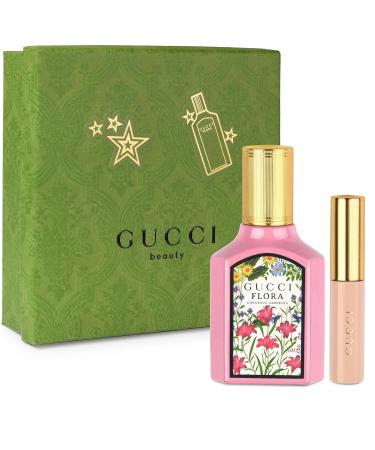 Gucci Flora Gorgeous Gardenia Giftset for Women: Gucci Flora Perfume 1 oz Edp Spray + Mini Mascara 0.10 oz - Perfect Gucci Perfume for Women - Buy Online on GoSupps.com