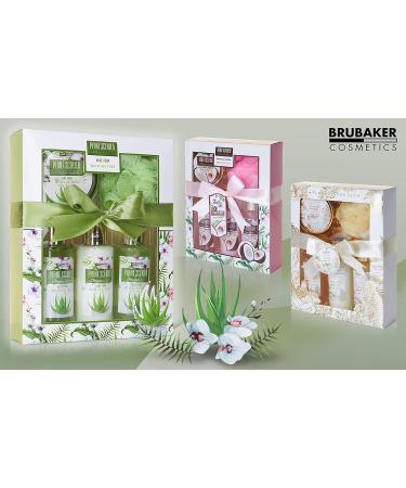 BRUBAKER Aloe Vera Bath & Shower Set - 5-Piece Gift Set | Luxurious Skincare for All Skin Types - Buy Online on GoSupps.com